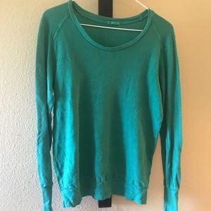 teal thin sweater